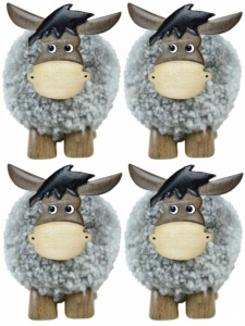 5501M-DK Mini Donkey Figurine (Pack Size 36) Price Breaks Available
